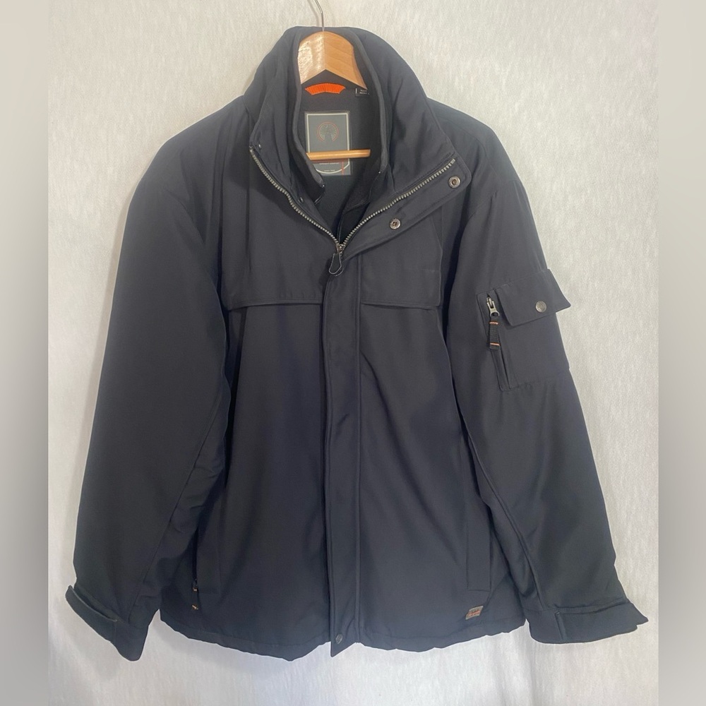 Weatherproof Men's Fully Lined Jacket Parka Black Size M Never Worn